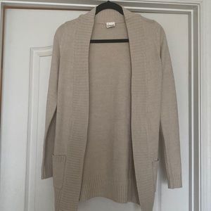 Mid thigh length cardigan